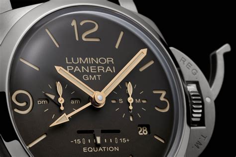 panerai equation of time sidereal arm|Luminor Equation of Time GMT Titanio .